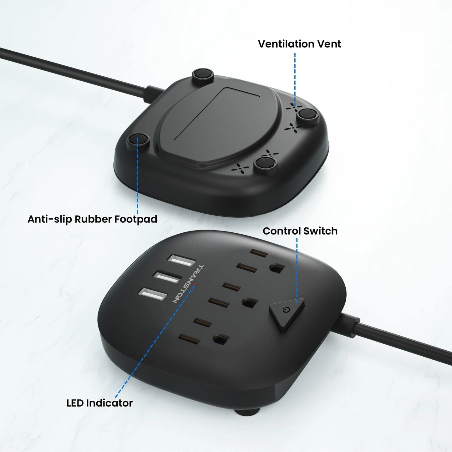 Quick Charge Outlet with 3 USB Ports