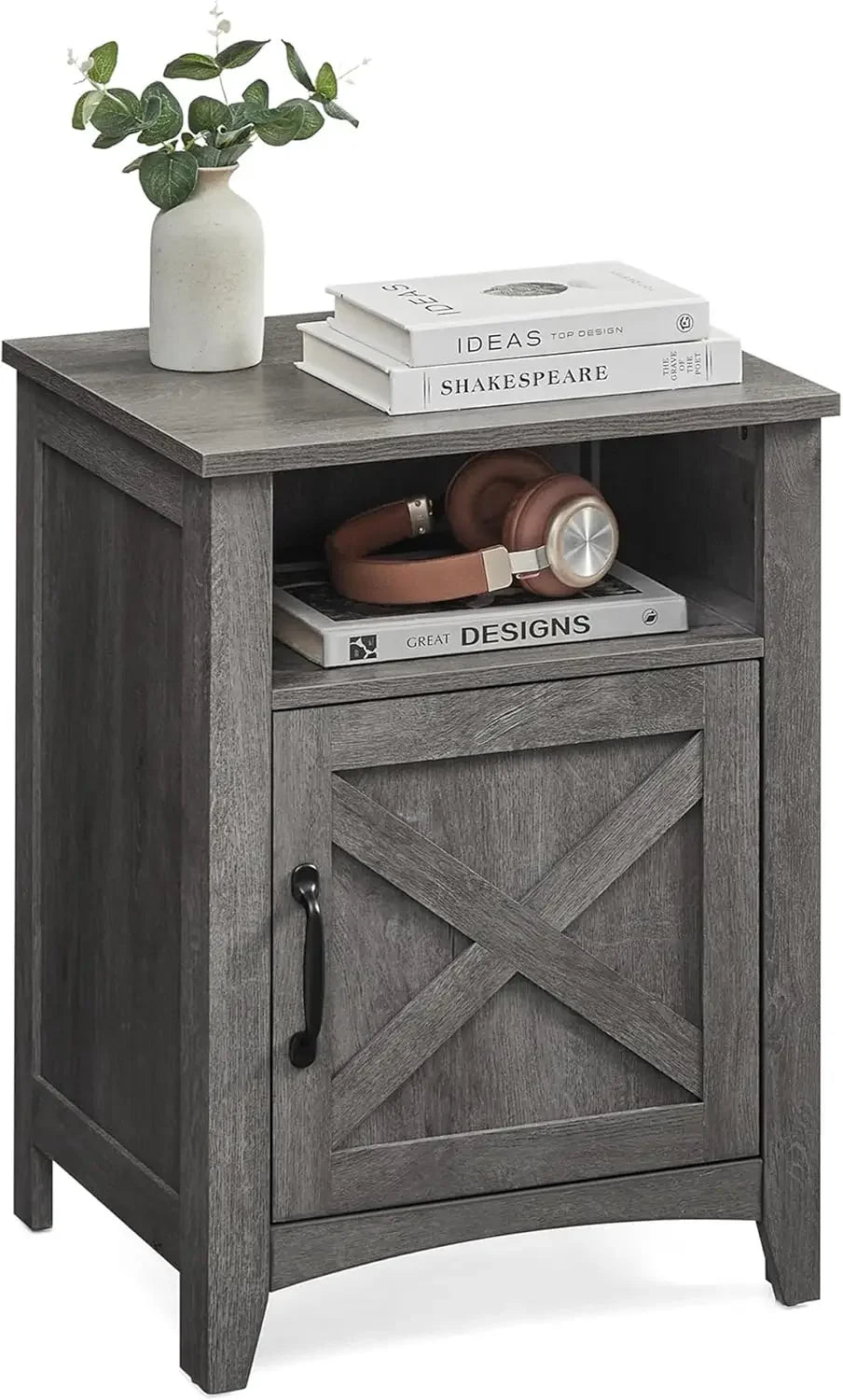 Set of 2, Farmhouse Style Nightstands