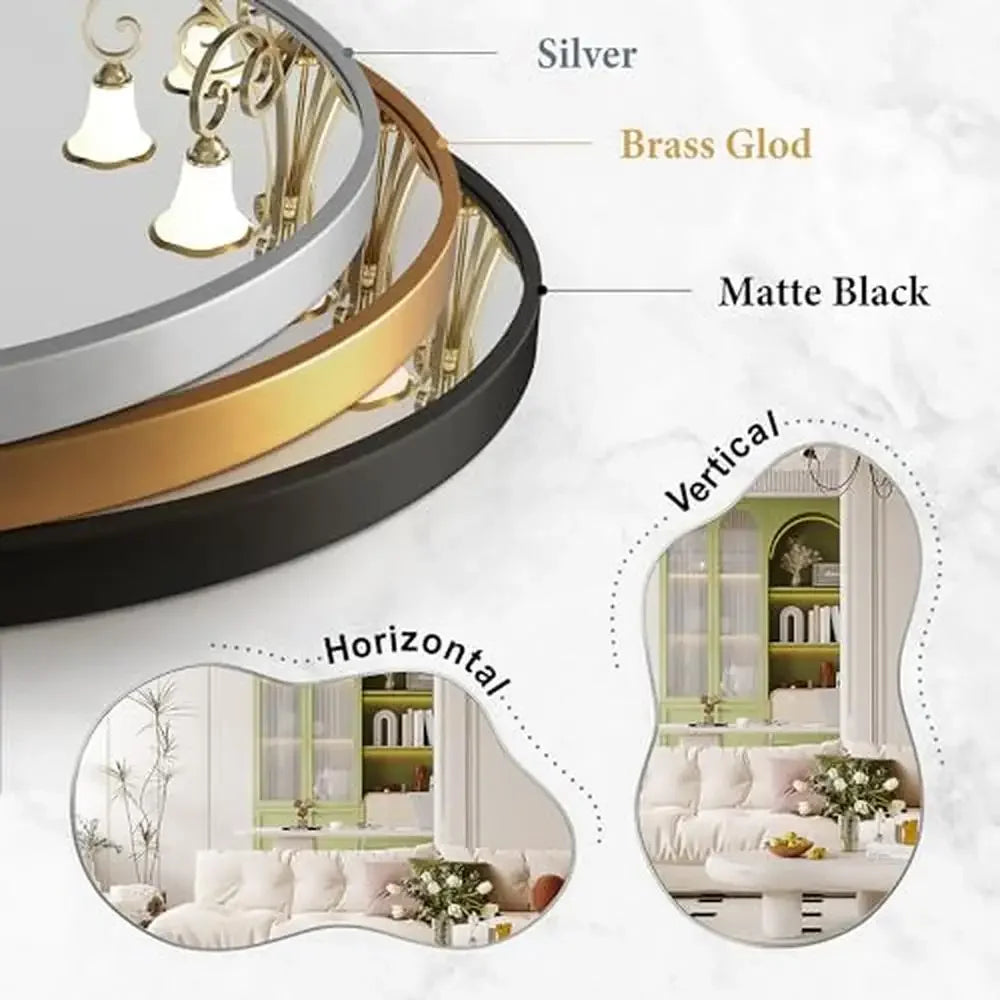 20"x36" Asymmetrical Wall Mirror