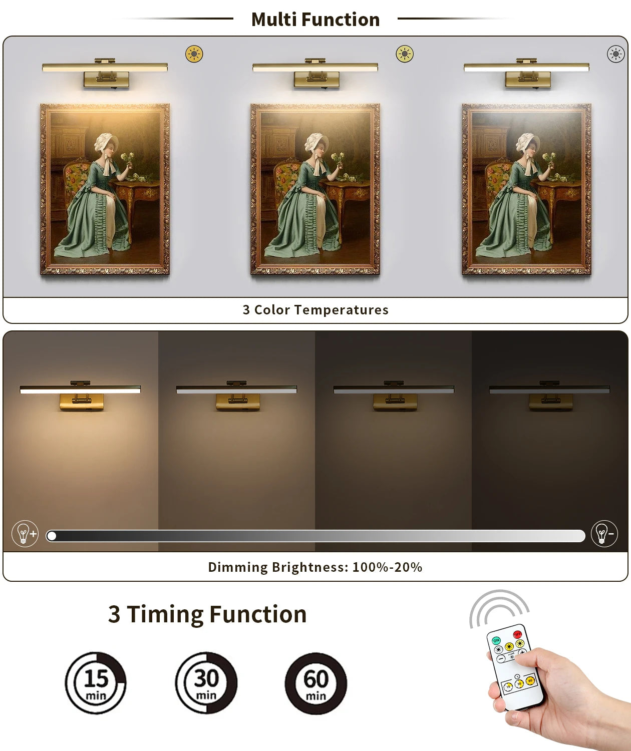 Remote-Control LED Lighting For Art Display