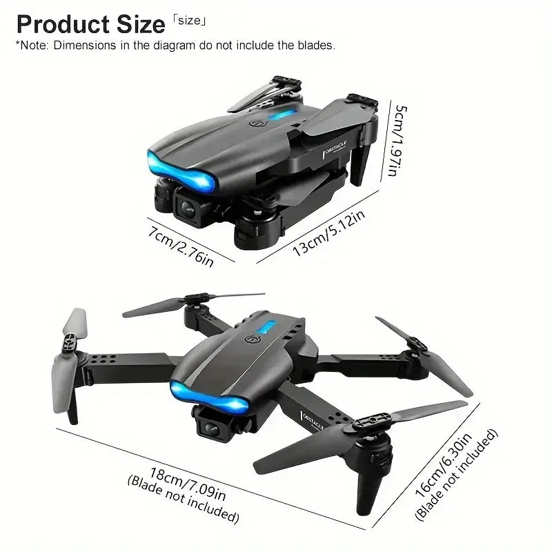 WIFI Drone, HD Camera,  Foldable Helicopter Blades