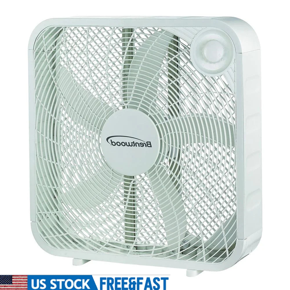 20 Inch 3-Speed Quiet Box Fan
