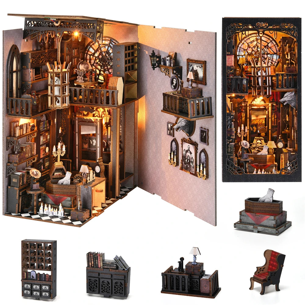 Book Nook Kit The Addams Family Wooden Puzzle