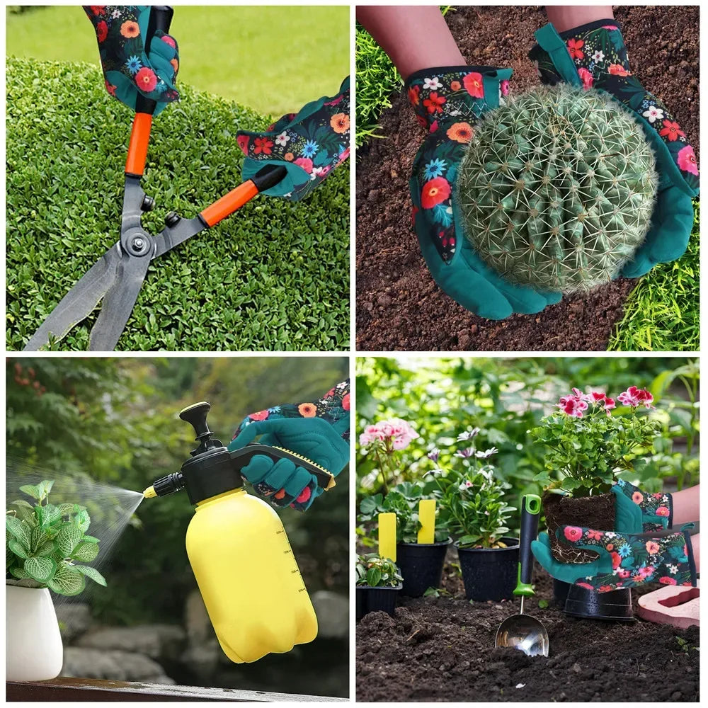 Puncture-Resistant Work/Garden Gloves with Grip
