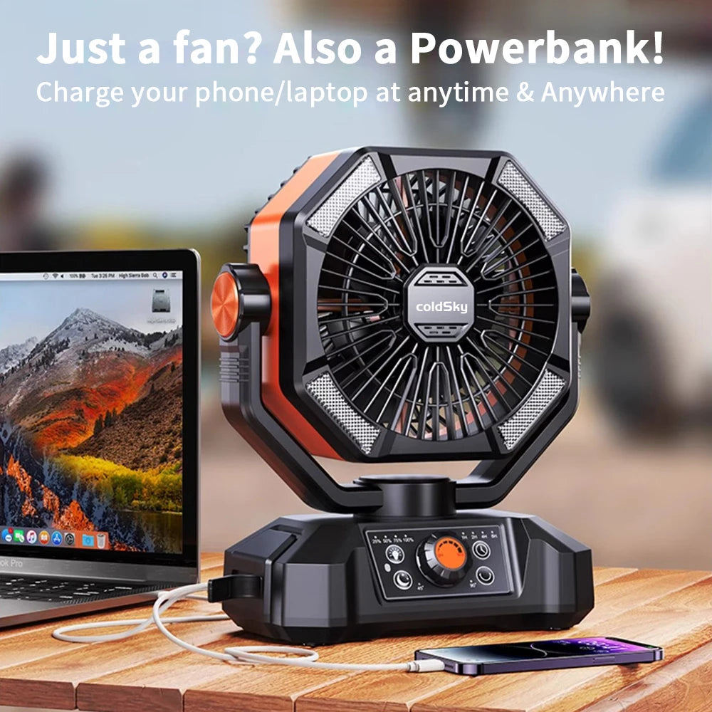 8-Speed Portable Outdoor Fan