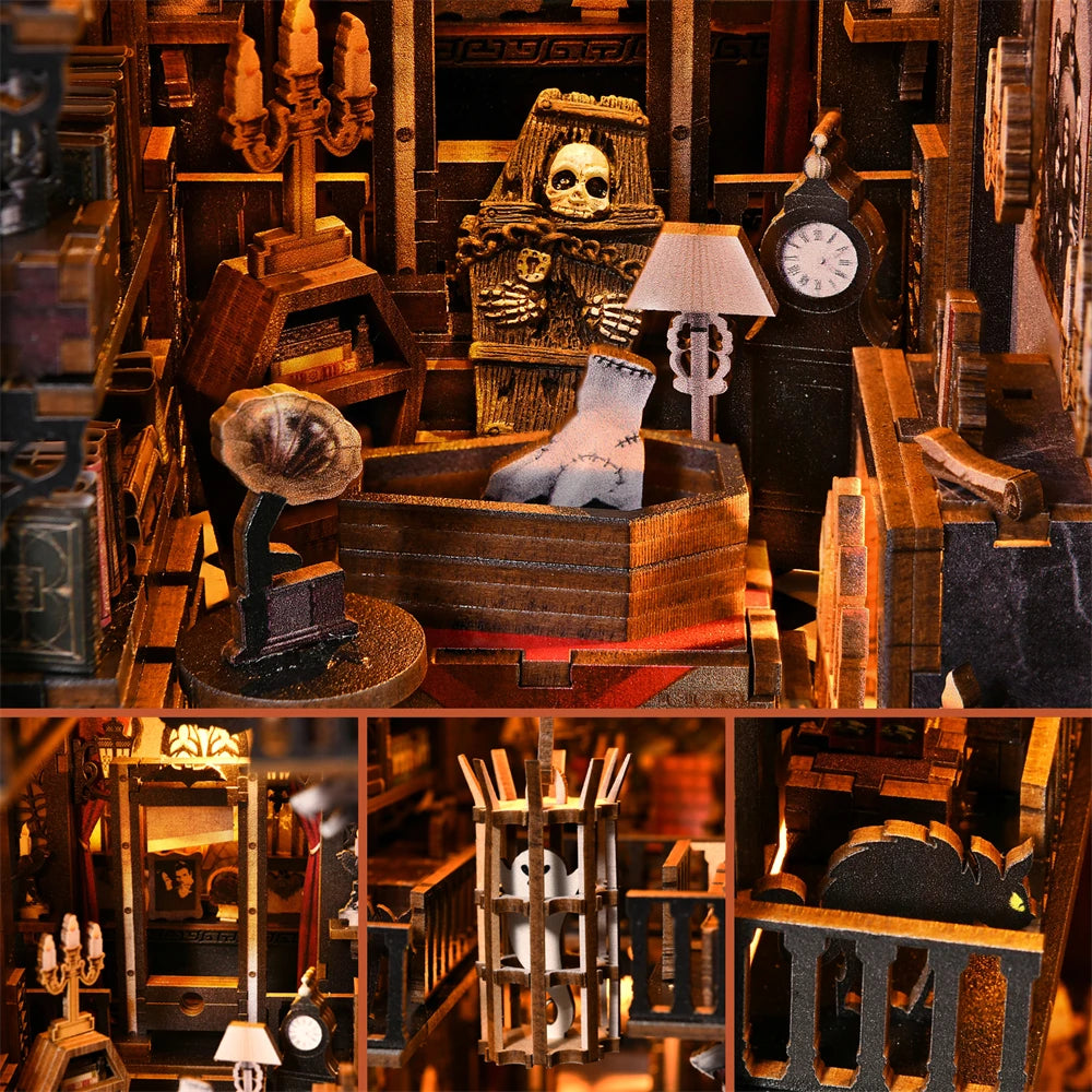 Book Nook Kit The Addams Family Wooden Puzzle