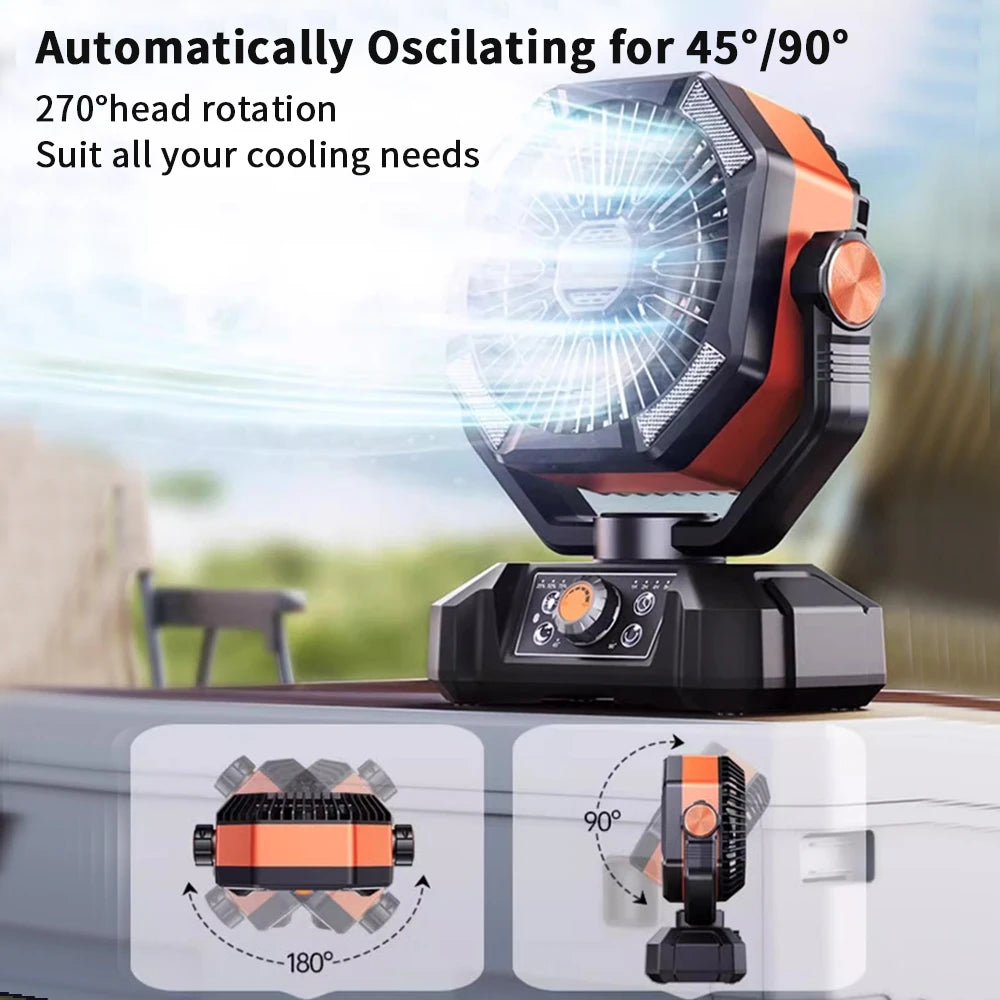 8-Speed Portable Outdoor Fan