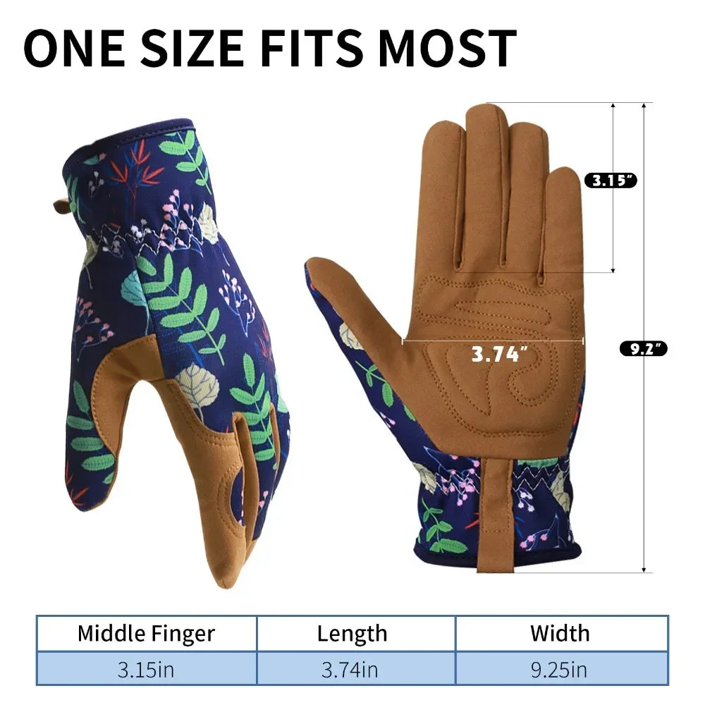Puncture-Resistant Work/Garden Gloves with Grip