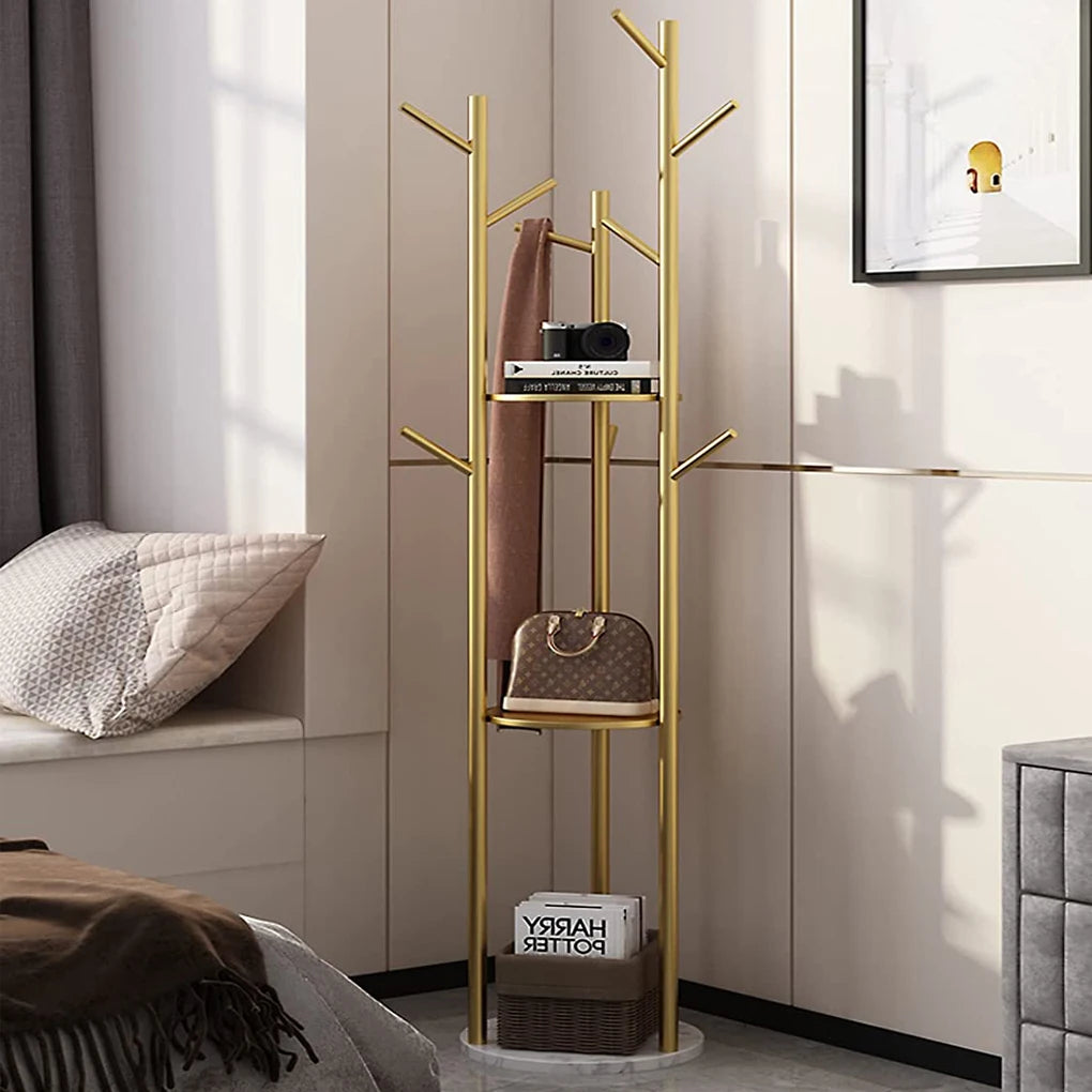 Heavy Duty Marble Coat Rack Stand