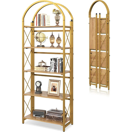 5-Tier Arched Collapsible Shelving Unit