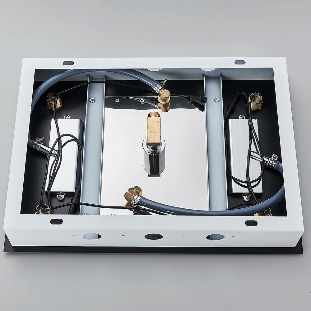 Remote Control LED Waterfall Shower Head