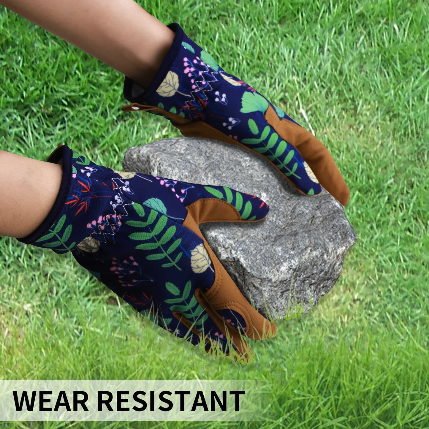 Puncture-Resistant Work/Garden Gloves with Grip