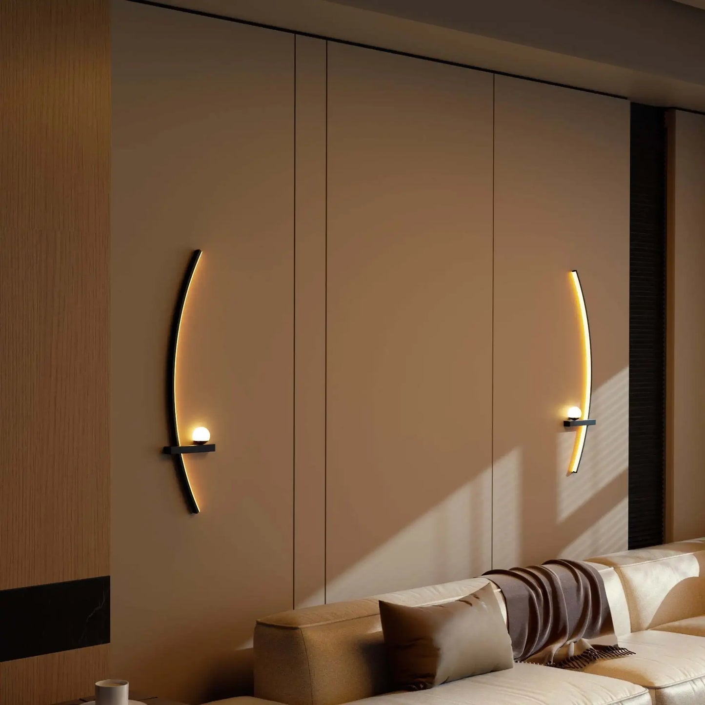 2pc, 31.5" Adjustable LED Wall Sconce