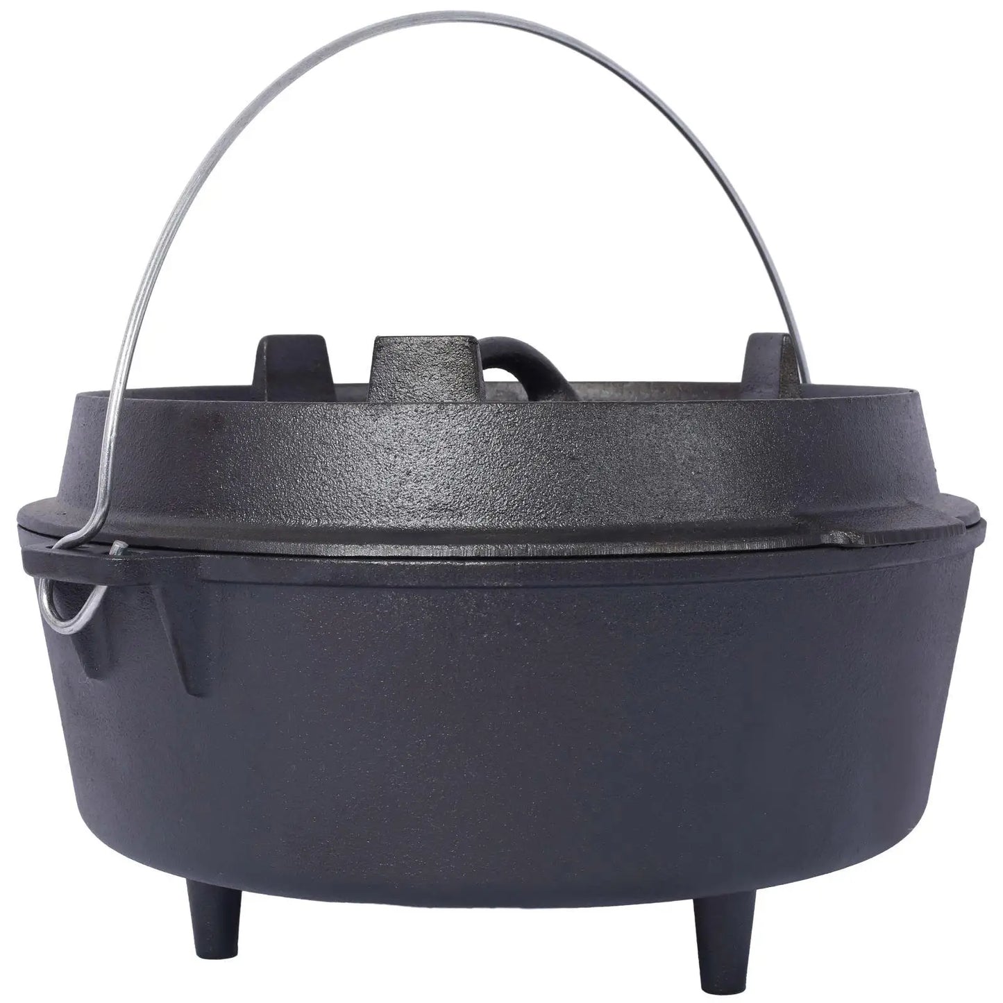 8QT Pre-Seasoned Cast Iron Dutch Oven & Lid