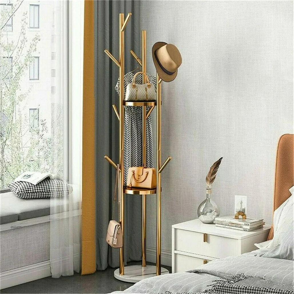 Heavy Duty Marble Coat Rack Stand