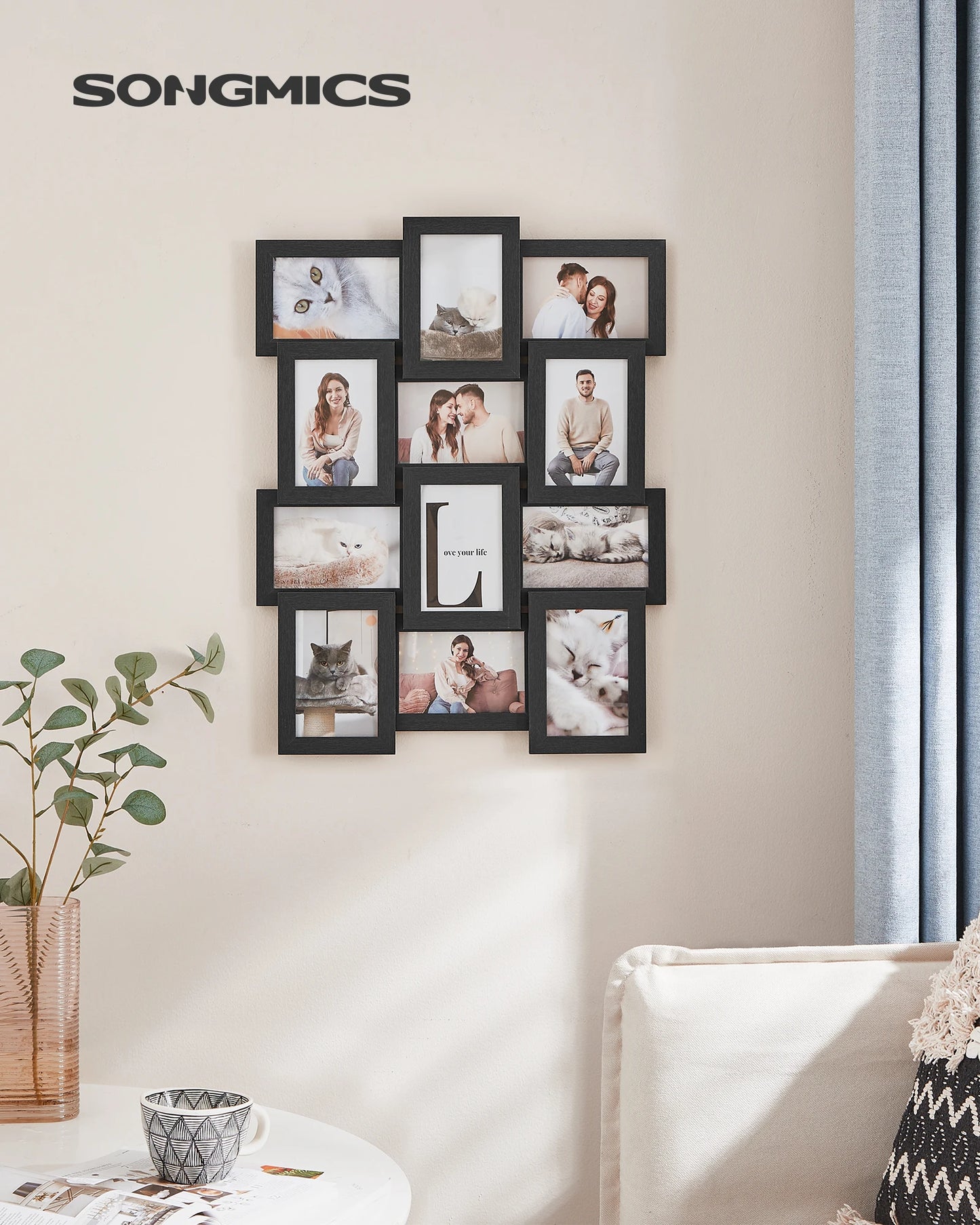 4x6 Wall Collage Picture Frame, Set of 12