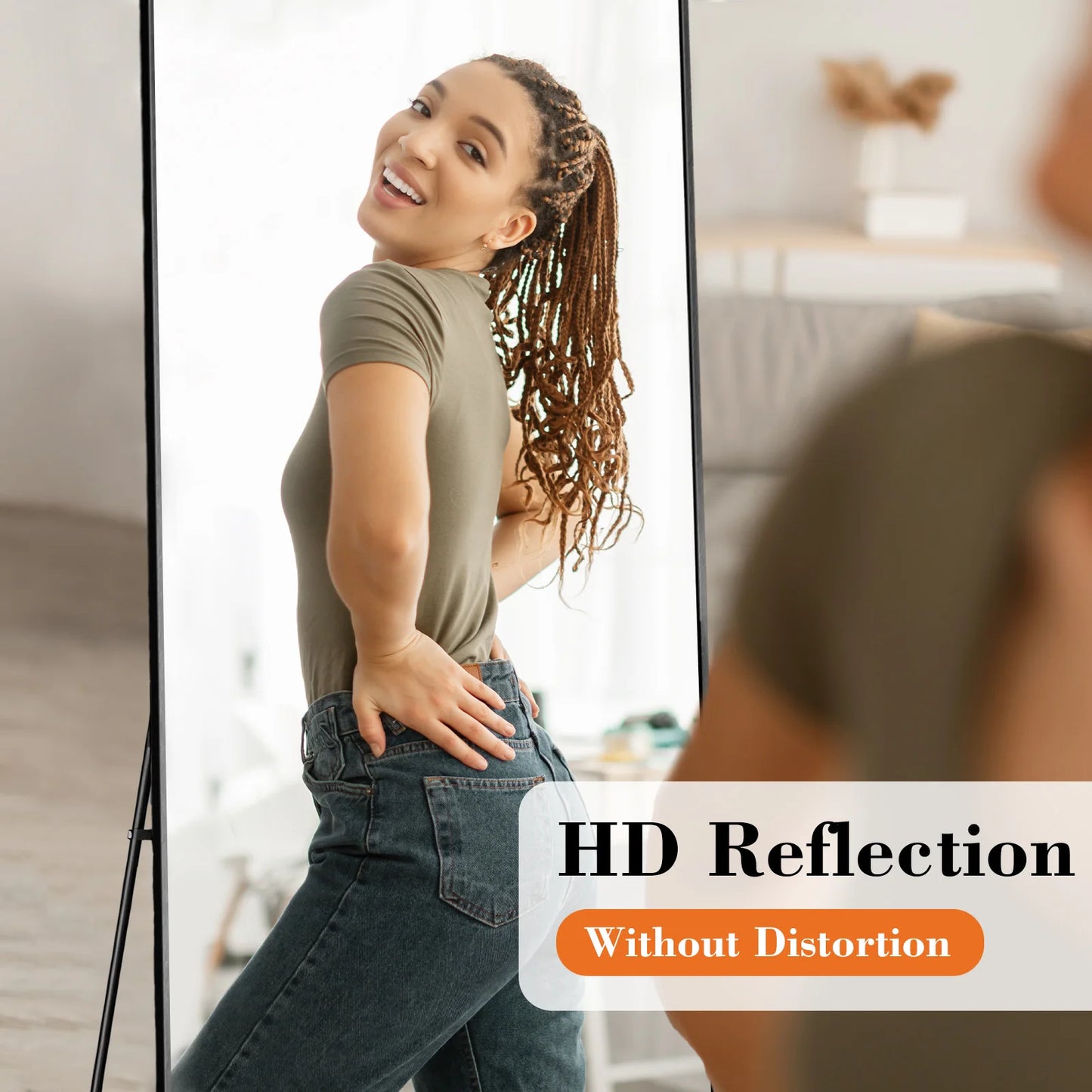 64"x21" Full Body Mirror