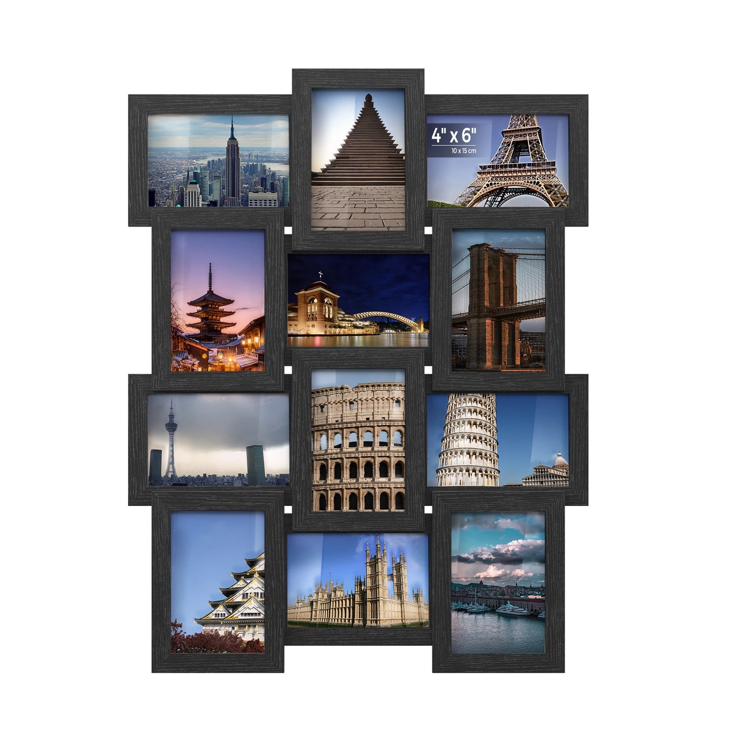 4x6 Wall Collage Picture Frame, Set of 12