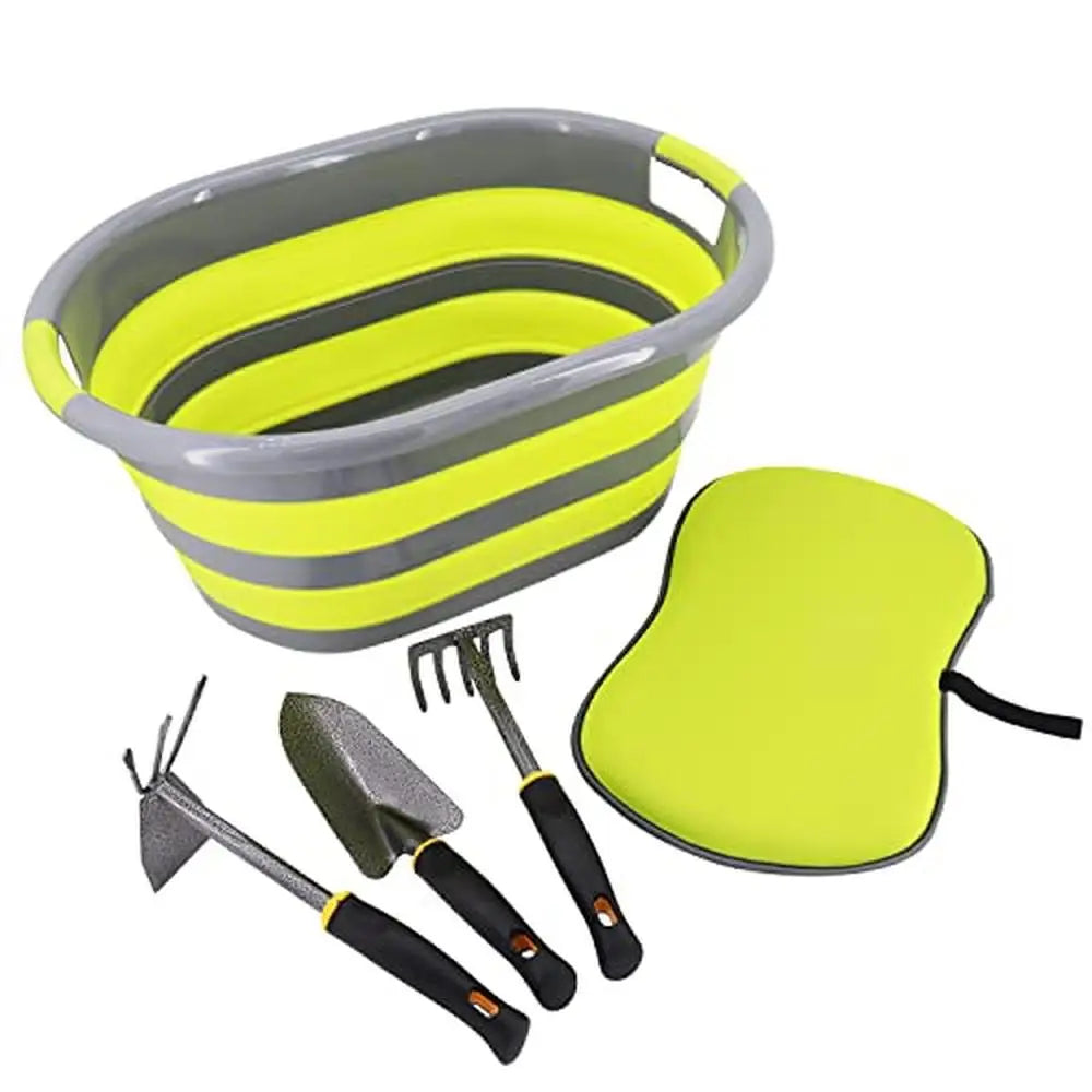 Gardening Hand Tool Set  & Collapsible Bucket
