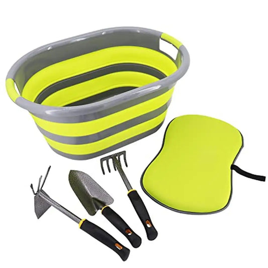 Gardening Hand Tool Set  & Collapsible Bucket