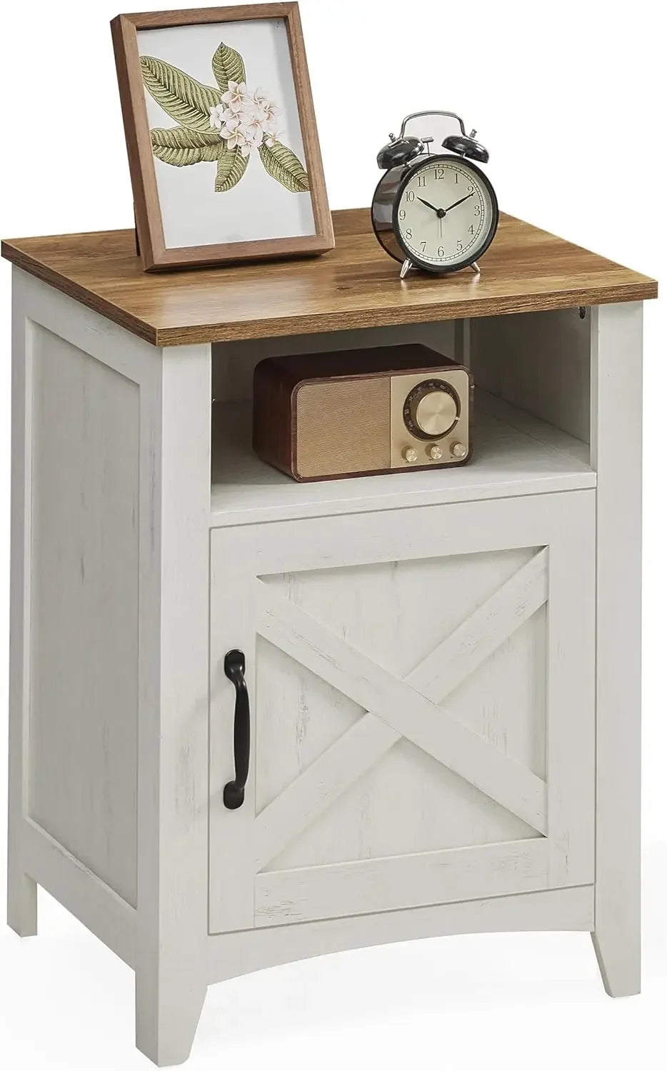 Set of 2, Farmhouse Style Nightstands