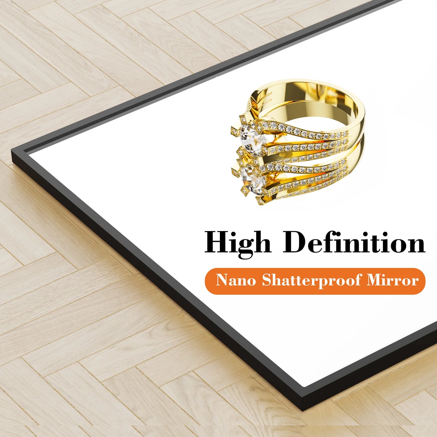 64"x21" Full Body Mirror