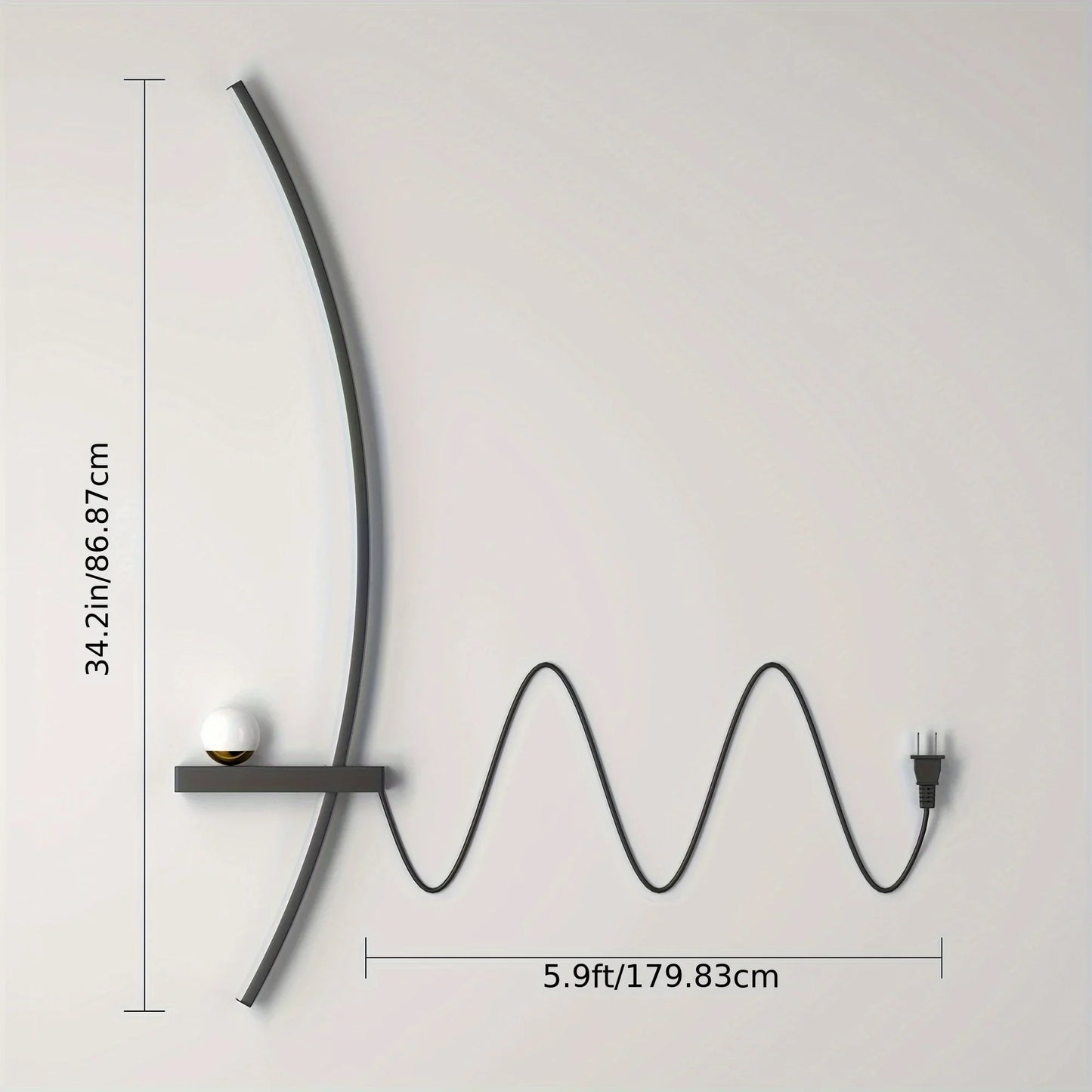 2pc, 31.5" Adjustable LED Wall Sconce