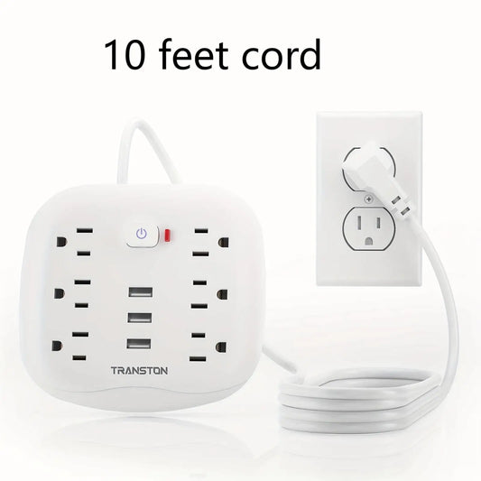 Surge Protector Power Outlet with USB Ports