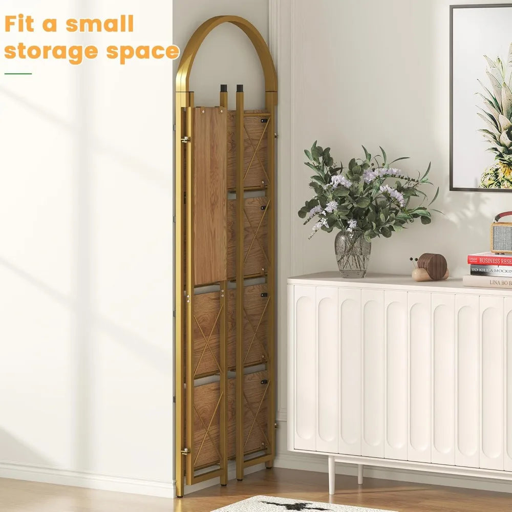 5-Tier Arched Collapsible Shelving Unit