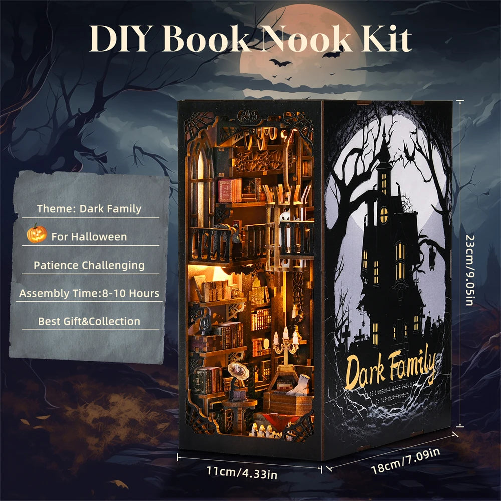 Book Nook Kit The Addams Family Wooden Puzzle